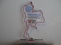 Award ontvangen van kinder project Thailand